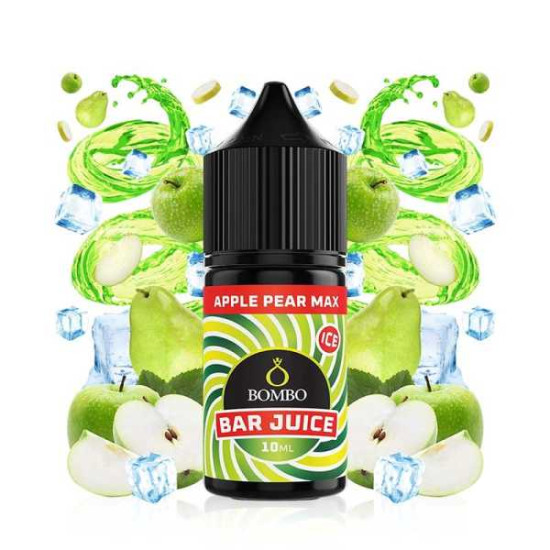 Bombo Bar Juice - Apple Pear Max Ice - Alma és Körte ízű Longfill Aroma - 10/30ml
