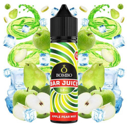 Bombo Bar Juice - Apple Pear Max Ice - Zöldalma és Körte ízű Longfill Aroma - 12/60ml