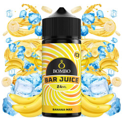 Bombo Bar Juice - Banana Max - Banán ízű Longfill Aroma - 24/120 ml
