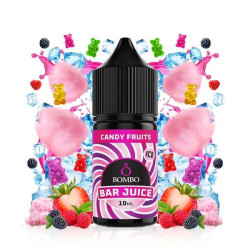 Bombo Bar Juice - Candy Fruits Ice - Eper, Szeder, Málna és Cukorka ízű Longfill Aroma - 10/30ml