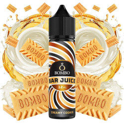 Bombo Bar Juice - Creamy Cookie - Tejszín és Keksz ízű Longfill Aroma - 12/60ml