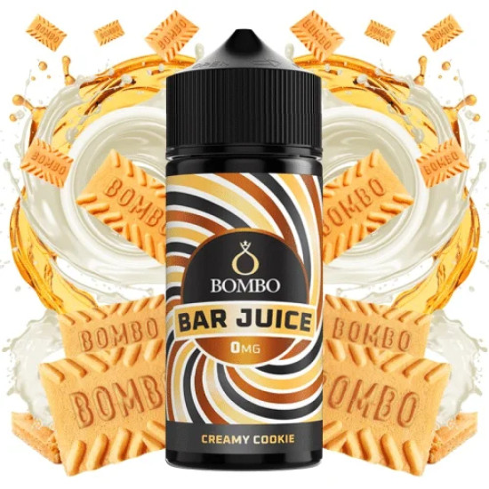 Bombo Bar Juice - Creamy Cookie - Tejszín és Keksz ízű Shortfill eliquid - 100ml/0mg