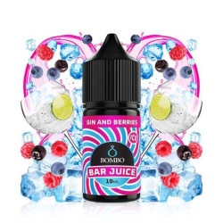 Bombo Bar Juice - Gin and Berries Ice - Tonik, Eper, Málna, Áfonya és Fekete Ribizli ízű Longfill Aroma - 10/30ml