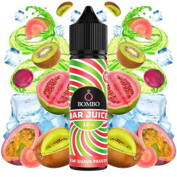 Bombo Bar Juice - Kiwi Guava Passion Ice - Kivi, Guava és Maracuja ízű Longfill Aroma - 12/60ml