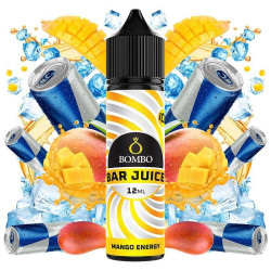 Bombo Bar Juice - Mango Energy Ice - Mangós Energiaital ízű Longfill Aroma - 12/60ml