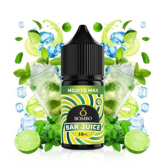 Bombo Bar Juice - Mojito Max Ice - Mojito Koktél ízű Longfill Aroma - 10/30ml