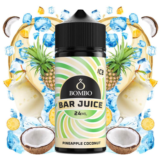 Bombo Bar Juice - Pineapple Coconut - Ananász és Kókusz ízű Longfill Aroma - 24/120 ml