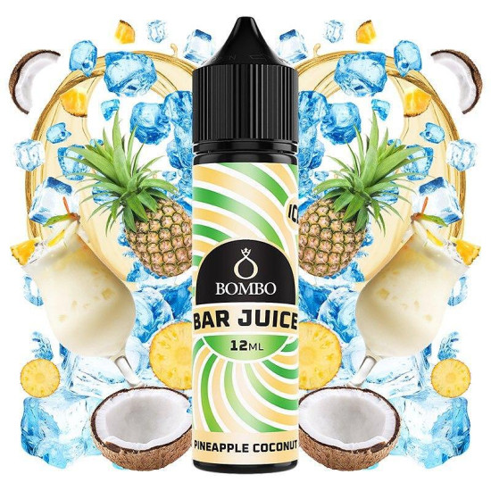 Bombo Bar Juice - Pineapple Coconut Ice - Ananász és Kókusz ízű Longfill Aroma - 12/60ml