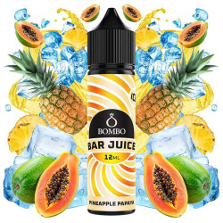 Bombo Bar Juice - Pineapple Papaya Ice - Ananász és Papaya ízű Longfill Aroma - 12/60ml