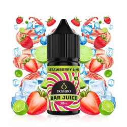 Bombo Bar Juice - Strawberry Lime Ice - Eper és Lime ízű Longfill Aroma - 10/30ml
