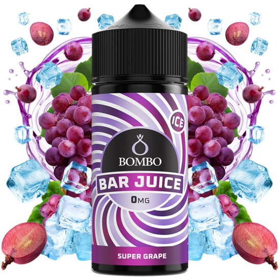 Bombo Bar Juice - Super Grape Ice - Longfill aroma s okusom grožđa - 24/120 ml