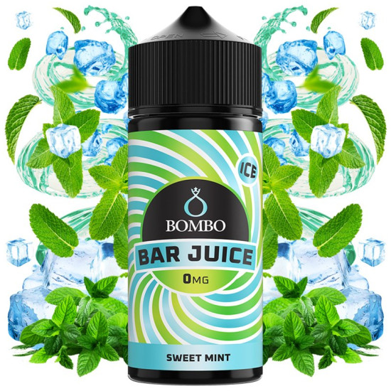 Bombo Bar Juice - Sweet Mint Ice - Menta ízű Shortfill eliquid - 100ml/0mg