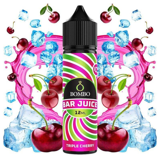 Bombo Bar Juice - Triple Cherry Ice - Cseresznye ízű Longfill Aroma - 12/60ml