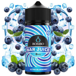 Bombo Bar Juice - Ultra Blueberry Ice - Shortfill e-tekućina s okusom borovnice - 100ml/0mg