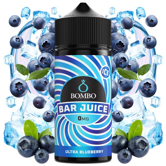 Bombo Bar Juice - Ultra Blueberry Ice - Áfonya ízű Shortfill eliquid - 100ml/0mg