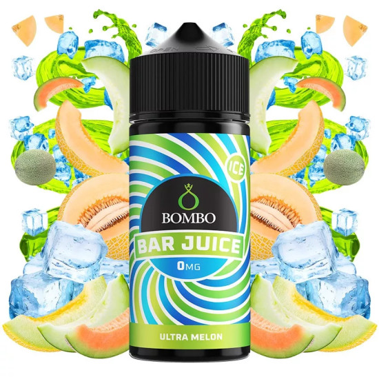 Bombo Bar Juice - Ultra Melon Ice - Sárgadinnye ízű Shortfill eliquid - 100ml/0mg