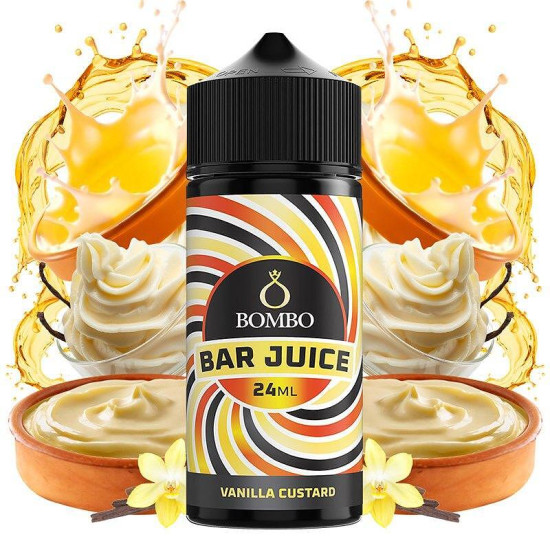 Bombo Bar Juice - Vanilla Custard - Vanília Puding ízű Longfill Aroma - 24/120ml