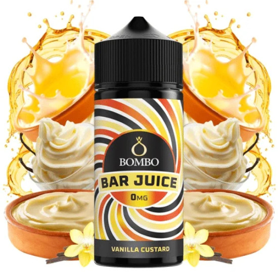 Bombo Bar Juice - Vanilla Custard - Vanília Puding ízű Shortfill eliquid - 100ml/0mg