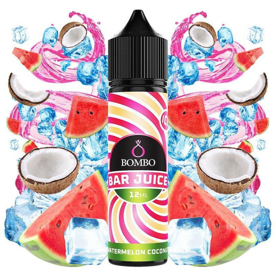 Bombo Bar Juice - Watermelon Coconut Ice - Görögdinnye és Kókusz ízű Longfill Aroma - 12/60ml