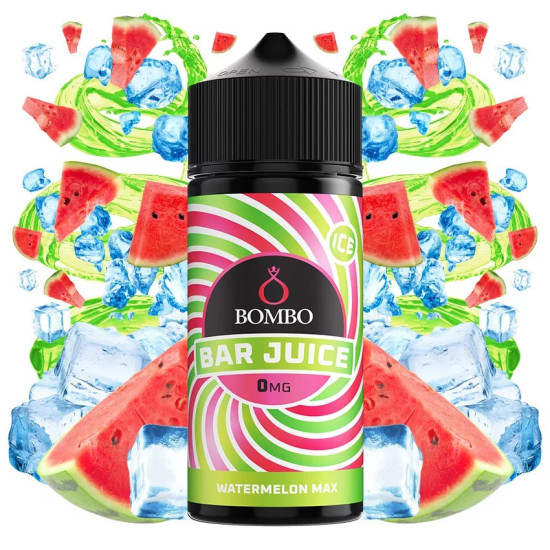 Bombo Bar Juice - Watermelon Max Ice - Görögdinnye ízű Shortfill eliquid - 100ml/0mg