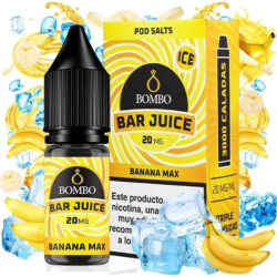 Salt Bombo Bar Juice - Banana Max - Banán ízesítésű nikotinsó - 10ml/20mg