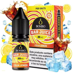 Salt Bombo Bar Juice - Cola Lemon - Kóla és Citrom ízesítésű nikotinsó - 10ml/0mg