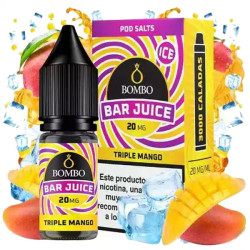 Salt Bombo Bar Juice - Triple Mango Ice - Mangó ízesítésű nikotinsó - 10ml/0mg