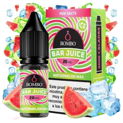 Salt Bombo Bar Juice - Watermelon Max - Görögdinnye ízesítésű nikotinsó - 10ml/10mg