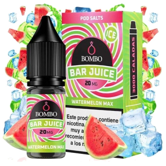 Salt Bombo Bar Juice - Watermelon Max - Görögdinnye ízesítésű nikotinsó - 10ml/5mg