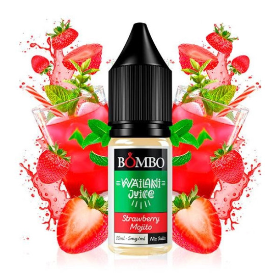 Salt Bombo Wailani Juice - Strawberry Mojito -  Eper, Lime és Limonádé ízesítésű nikotinsó - 10ml/20mg