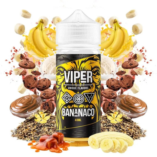 Bombo Viper - Bananaco - Duhan, banana, vanilija, karamela i lješnjak - 40/120 ml