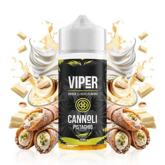 Bombo Viper - Cannoli Pistachio - Pisztácia Krém ízű Longfill Aroma - 30/120 ml