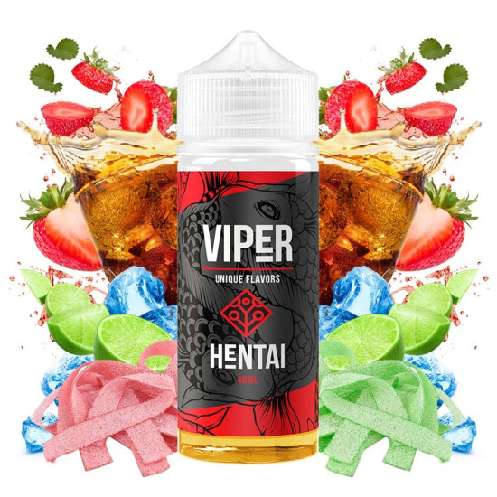 Bombo Viper - Hentai - Cola, jagoda, limeta i gumene bombone - 40/120 ml