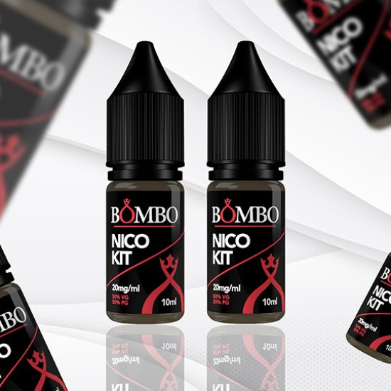 20 mg/ml - Bombo Nicokit Nikotin Booster - 10 ml - 50PG/50VG