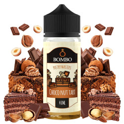Bombo Pastry Masters - Choco Nut Tart - Csokoládé és Mogyoró ízű Longfill Aroma - 40/120 ml