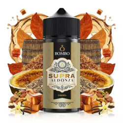 Bombo Platinum Tobaccos - Supra Aldonza Reserve - Dohány, Vanília és Karamell ízű Longfill Aroma - 30/120 ml