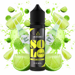 Bombo Solo Juice - Lime Soda - Szénsavas Limonádé ízű Longfill Aroma - 20/60 ml