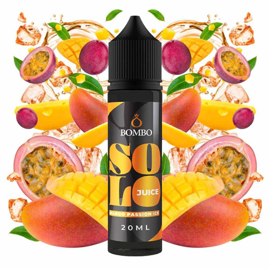 Bombo Solo Juice - Mango Passion Ice - Mangó és Maracuja ízű Longfill Aroma - 20/60 ml
