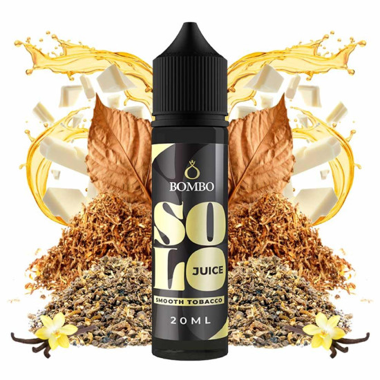 Bombo Solo Juice - Smooth Tobacco - Mogyoróvaj és Dohány ízű Longfill Aroma - 20/60 ml