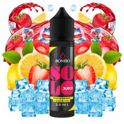 Bombo Solo Juice - Strawberry Lemon Ice - Eper és Citrom ízű Longfill Aroma - 20/60 ml