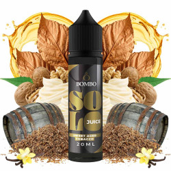 Bombo Solo Juice - Sweet Aged Tobacco - Dohány, Dió és Vanília ízű Longfill Aroma - 20/60 ml