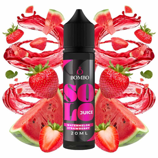 Bombo Solo Juice - Watermelon Strawberry - Görögdinnye és Eper ízű Longfill Aroma - 20/60 ml