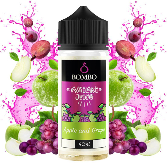 Bombo Wailani Juice - Apple and Grape - Alma és Szőlő ízű Longfill Aroma - 40/120 ml