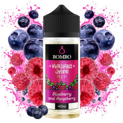 Bombo Wailani Juice - Blueberry and Raspberry - Áfonya és Málna ízű Longfill Aroma - 40/120 ml