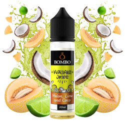 Bombo Wailani Juice - Melon, Lime and Coco - Sárgadinnye és Kókusz ízű Longfill Aroma - 20/60 ml