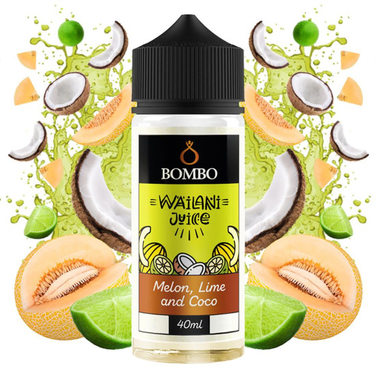 Bombo Wailani Juice - Melon, Lime and Coco - Dinja i kokos - 40/120 ml