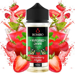 Bombo Wailani Juice - Strawberry Mojito - Eper, Lime és Limonádé ízű Longfill Aroma - 40/120 ml