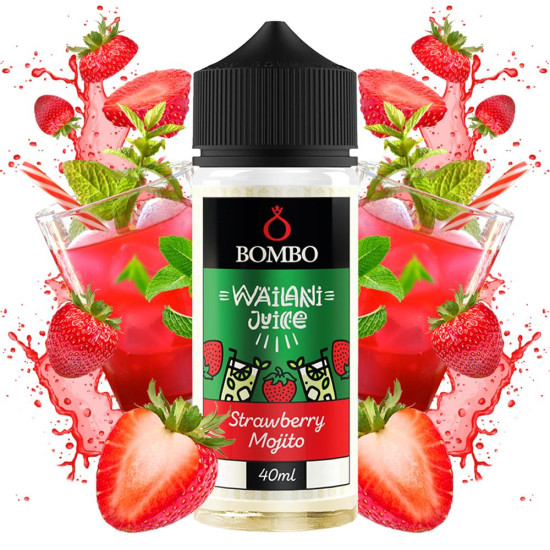 Bombo Wailani Juice - Strawberry Mojito - Jagoda, limeta i limunada - 40/120 ml