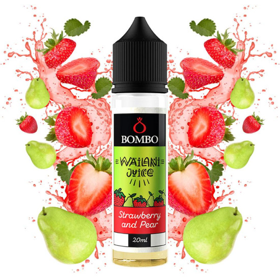 Bombo Wailani Juice - Strawberry Pear - Jagoda i kruška - 20/60 ml