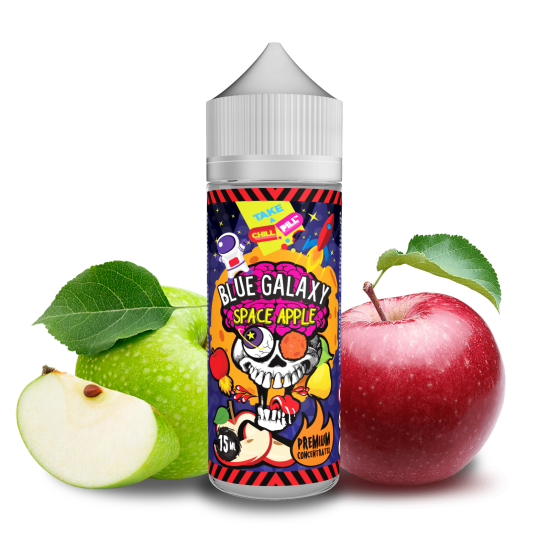 Chill Pill Blue Galaxy - Space Apple - Jabuka, kruška, limeta i zmajevo voće - 15/120 ml